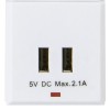 Фильтр сетевой 5х1.5м с/з со шторками ПВС 3 IP075 2USB 2200Вт 10А бел. Duwi 32590 1