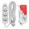 Удлинитель 3х5м с/з Supraline провод H05VV-F 3х15кв.мм 3680Вт 16А Duwi 32057 9