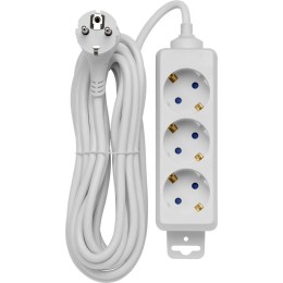 Удлинитель 3х5м с/з Supraline провод H05VV-F 3х15кв.мм 3680Вт 16А Duwi 32057 9