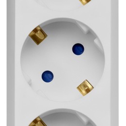 Удлинитель 3х5м с/з Supraline провод H05VV-F 3х15кв.мм 3680Вт 16А Duwi 32057 9