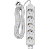 Удлинитель 5х5м с/з Supraline провод H05VV-F 3х10кв.мм 3680Вт 16А Duwi 32061 6