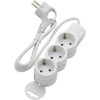 Удлинитель 3х1м с/з Supraline провод H05VV-F 3х10кв.мм 3680Вт 16А Duwi 32072 2