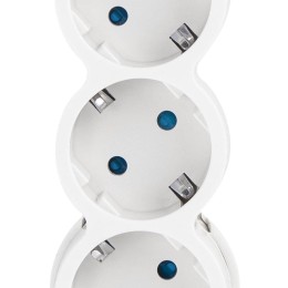 Удлинитель 3х1м с/з Supraline провод H05VV-F 3х10кв.мм 3680Вт 16А Duwi 32072 2