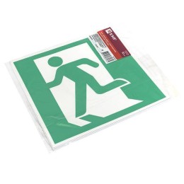 Знак "Выход здесь" (левосторонний) 200х200мм PROxima EKF an-5-01