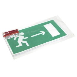 Знак "Направление к эвакуационному выходу направо" 150х300мм PROxima EKF an-5-06