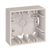 Коробка 1 пост ОП Simon27 86х93х37мм бел. 2700751-30