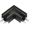 Коннектор TRM-PC20-CCN-B угловой для шинопровода для натяжных потолков магнитн. NOVA черн. Эра Б0063
