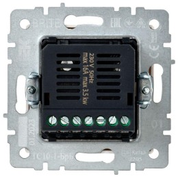 Термостат электронный с индик. BRITE СП IP20 ТС10-1-БрБ механизм бел. IEK BR-RT11-K01