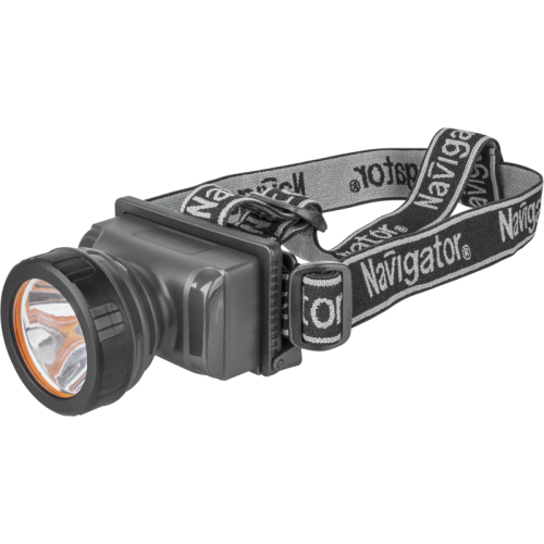 Фонарь аккумуляторный налобный 61 284 NPT-H10-ACCU 1LED 2Вт 2 режима аккум. 3.7В 1.8А.ч NAVIGATOR 61