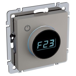 Термостат электронный с индик. BRITE СП IP20 ТС10-1-БрКр механизм беж. IEK BR-RT11-K10