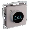 Термостат электронный с индик. BRITE СП IP20 ТС10-1-БрЖ механизм жемчуж. IEK BR-RT11-K36