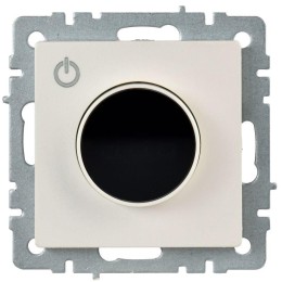 Термостат электронный с индик. BRITE СП IP20 ТС10-1-БрЖ механизм жемчуж. IEK BR-RT11-K36