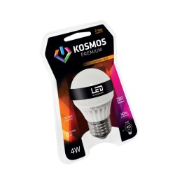 Лампа светодиодная KOSMOS premium 4Вт грушевидная A50 E27 230В 3000К Космос KLED4wA50230vE2727