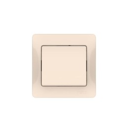 Выключатель 1-кл. Glossa (сх. 1) 10AX быстрозажим. клем. в сборе беж. SE GSL000212S