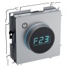 Термостат электронный с индик. BRITE СП IP20 ТС10-1-БрС механизм сталь IEK BR-RT11-K46