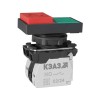Кнопка двойная КМЕ9111мЛ 24В зел./красн. 1НО+1НЗ индикатор IP40 КЭАЗ 354409