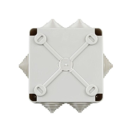 Коробка распаячная ОП КМ 100х100х45 IP44 6 вводов (RAL7035) IEK UKO11-100-100-045-K41-44