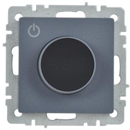 Термостат электронный с индик. BRITE СП IP20 ТС10-1-БрМ механизм маренго IEK BR-RT11-K35