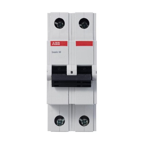 Выключатель автоматический модульный 2п C 20А 4.5кА Basic M BMS412C20 ABB 2CDS642041R0204