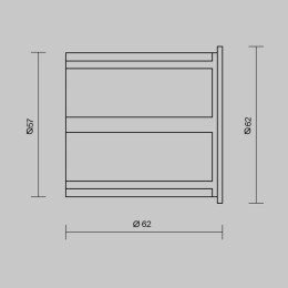 Светильник Limo 3Вт 3000К IP65 встраив. Maytoni O037-L3W3K