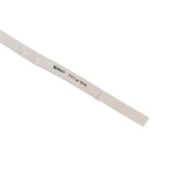 Трубка термоусадочная ТУТ нг 12/6 бел. (уп.100м) EKF tut-12-w