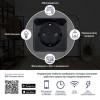 Розетка умная Wi-Fi PRO 1-м 16А IP20 черн. Connect EKF RCS-2-WF