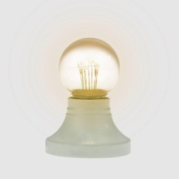 Лампа светодиодная 1Вт шар d45 6LED прозрачная тепл. бел. E27 эффект лампы накаливания Neon-Night 40