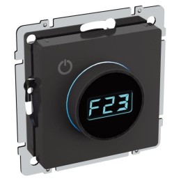 Термостат электронный с индик. BRITE СП IP20 ТС10-1-БрЧ механизм черн. IEK BR-RT11-K02