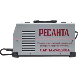 Инвертор сварочный полуавтомат. САИПА-24В/200А MIG 6в1 Ресанта 65/110