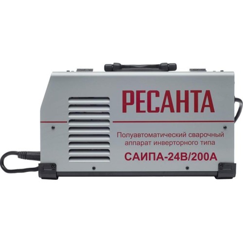 Инвертор сварочный полуавтомат. САИПА-24В/200А MIG 6в1 Ресанта 65/110