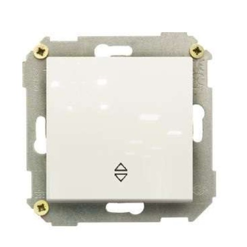 Переключатель проходной 1-кл. СП Simon 34 10А IP20 механизм бел. Simon 34201-030