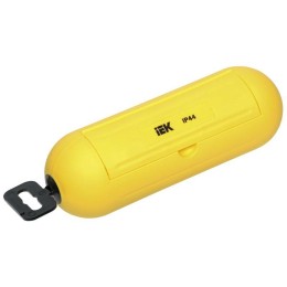 Бокс для защиты кабельного соединения IP44 желт. IEK WBX10-44-K05