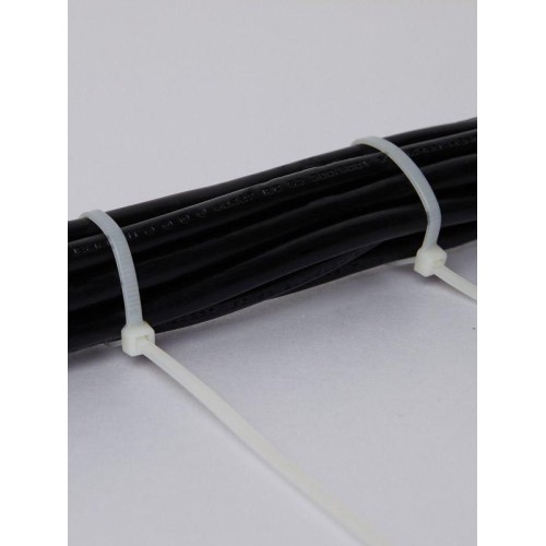 Хомут кабельный 3.6х250 нейл. бел. (уп.50шт) IEK UHH20-D036-250-050