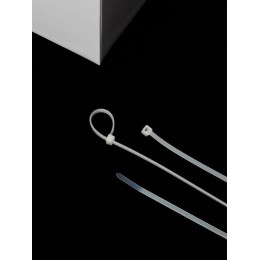 Хомут кабельный 3.6х300 нейл. бел. (уп.50шт) IEK UHH20-D036-300-050