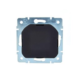 Розетка 1-м СП ASTI 16А IP20 с заземл. с заряд. устройством USB механизм черн. бархат. LEZARD 7081-4