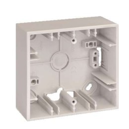 Коробка 2 поста ОП Simon27 86х164х37мм сл. кость 2700752-31