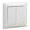 Выключатель 2-кл. СП Valenzo 6023 10А IP20 бел. ASD / IN HOME 4690612006314