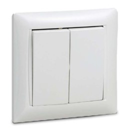 Выключатель 2-кл. СП Valenzo 6023 10А IP20 бел. ASD / IN HOME 4690612006314