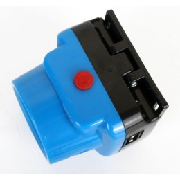 Фонарь аккумуляторный налобный LED5374 LED 1 режим 220В пластик. голуб. (бокс) Ultraflash 12427