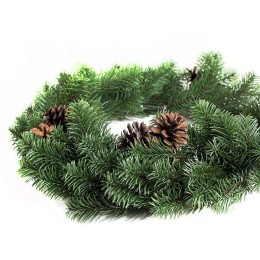 Венок еловый с шишками d45см IP44 литой Neon-Night 307-144