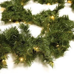 Гирлянда "Еловый шлейф искуственный" 2.7м 80LED тепл. бел. 5Вт IP44 Neon-Night 307-116