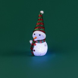 Фигура светодиодная "Снеговик" 17см 1LED RGB 0.1Вт IP20 Neon-Night 513-018