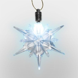 Фигура светодиодная подвесная "Снежинка" 9.5х9.5см LED RGB 1.5Вт IP20 Neon-Night 501-091