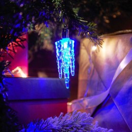 Фигура светодиодная подвесная "Сосулька" 10х3см 1Вт IP20 Neon-Night 501-093