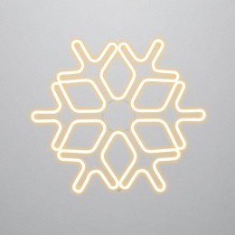 Фигура светодиодная "Снежинка" 60х60см 720LED тепл. бел. 50Вт IP65 гибкий неон Neon-Night 501-326