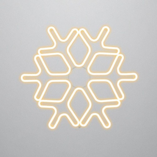 Фигура светодиодная "Снежинка" 60х60см 720LED тепл. бел. 50Вт IP65 гибкий неон Neon-Night 501-326