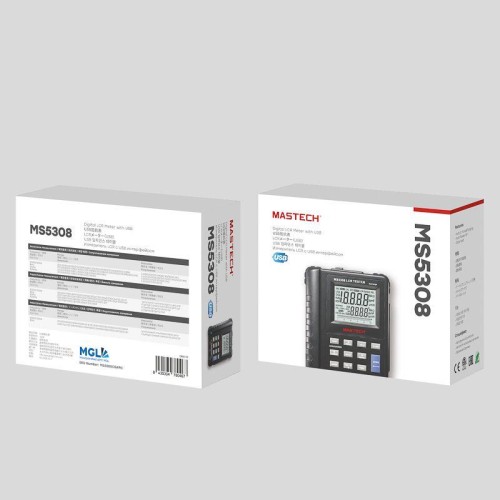 Измеритель высокоточный мостовой MS5308 (RLC-метр) Mastech 13-2039