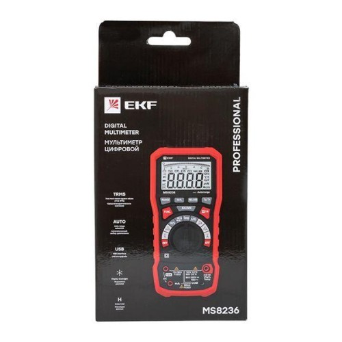 Мультиметр цифровой MS8236 Professional EKF In-180701-pm8236