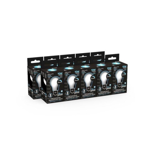Лампа светодиодная филаментная Black Filament 10Вт A60 грушевидная матовая 4100К нейтр. бел. E27 860
