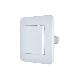 Розетка 1-м СП ASTI 16А IP20 с заземл. с крышкой термопласт в сборе бел. LEZARD 7081-0202-123В